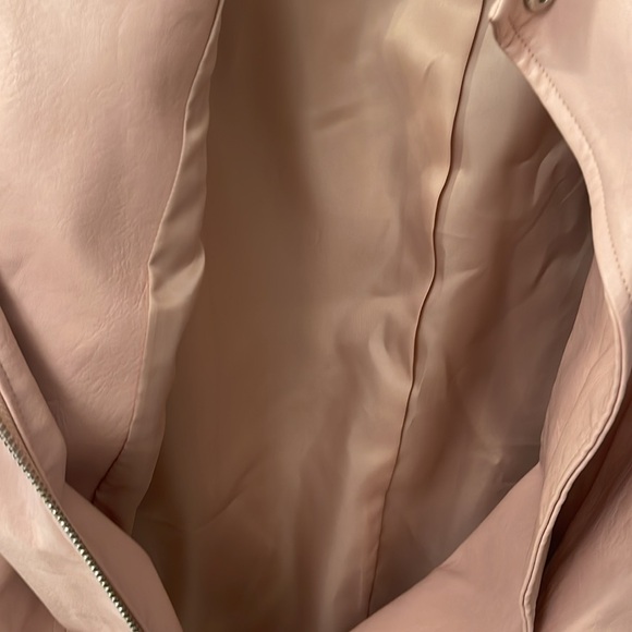 ELODIE FAUX LEATHER/ Vegan VEST/zipper/ Belt/pockets with zippers/ lined - Picture 12 of 15